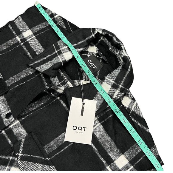 Oat Plaid Wool Blend Snap Button Vest Layering - Picture 9 of 13